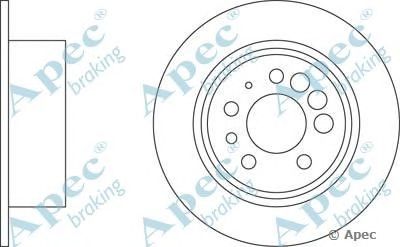 APEC BRAKING dsk619 -  Тормозной диск